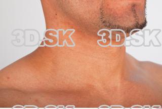 Neck photo reference of nude Regelio 0009